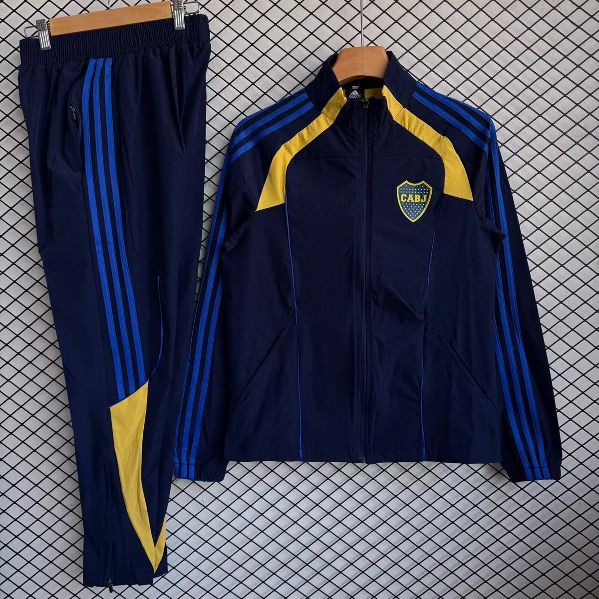 Boca Juniors 2025/2026 Tracksuit Windbreaker Jacket Pants – CA – Back View