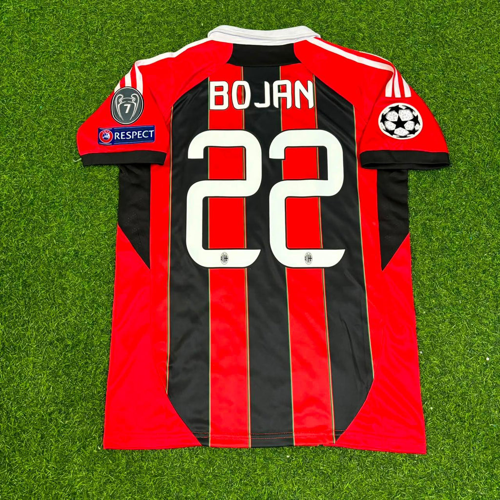 Bojan Krkic – AC Milan 2012/13 Home Retro Kit Jersey – | | – Back View