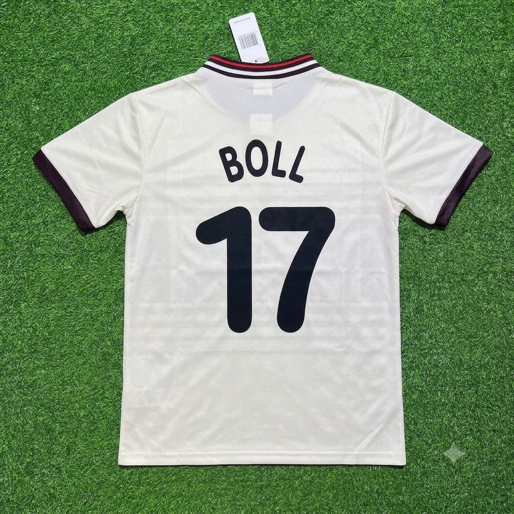 Fabian Boll St. Pauli Special Retro Football Football Jersey – Back View