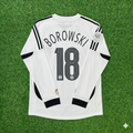 2006 Germany World Cup Tim Borowski Long Sleeve White Football Jersey – Back View