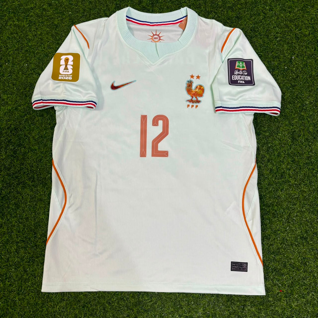 France 2026 World Cup Away Jersey – Bradley Barcola – Front View