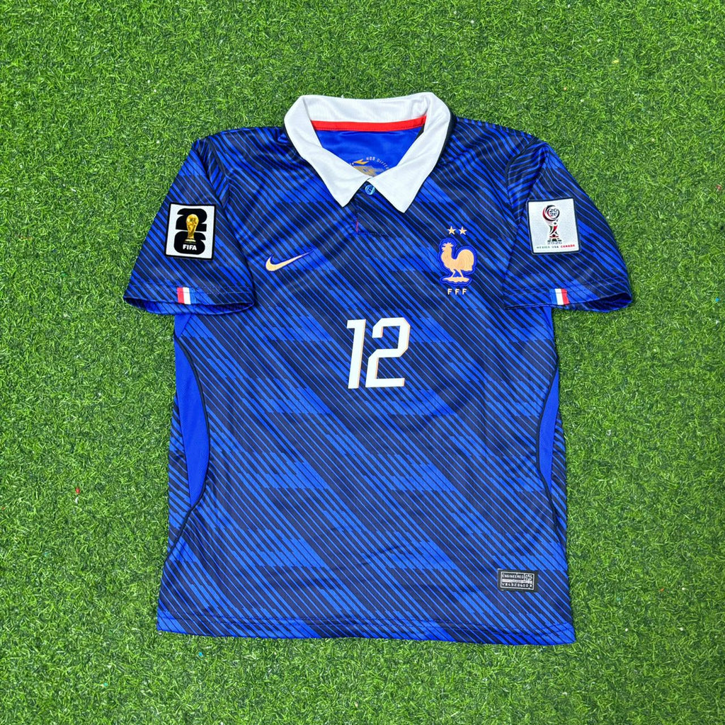 Bradley Barcola France 2026 World Cup Kids Blue Football Jersey – 4