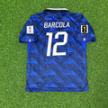 France 2026 World Cup Blue Football Jersey – Bradley Barcola – Back View