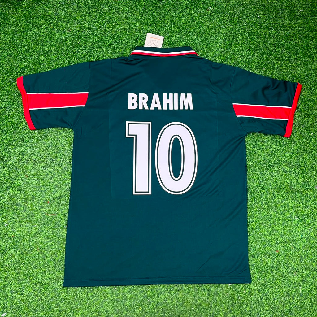 Brahim Diaz Morocco Home Retro Football Jersey – Back View
