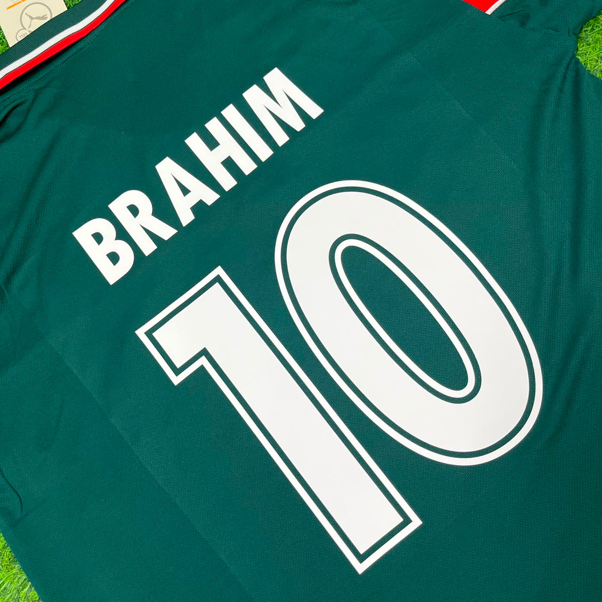 Brahim Diaz Morocco Home Retro Football Jersey – Detailed View