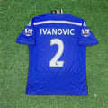 Branislav Ivanovic Chelsea 2014/2015 Home Football Jersey – Back View