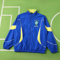 2026 Brazil World Cup Blue Yellow Windbreaker Jacket – Back View
