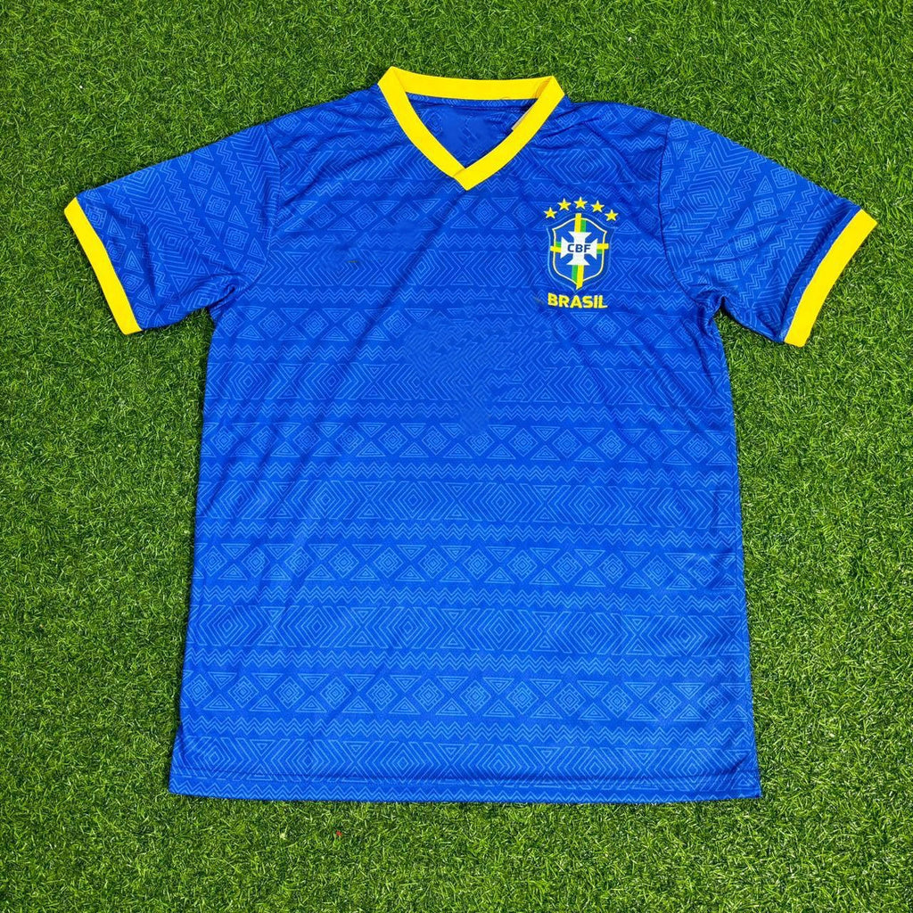 Brazil 2026 World Cup Blue New Season Football Jersey – Back View