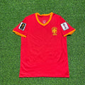 Brazil 2026 World Cup Red Jersey – Back View