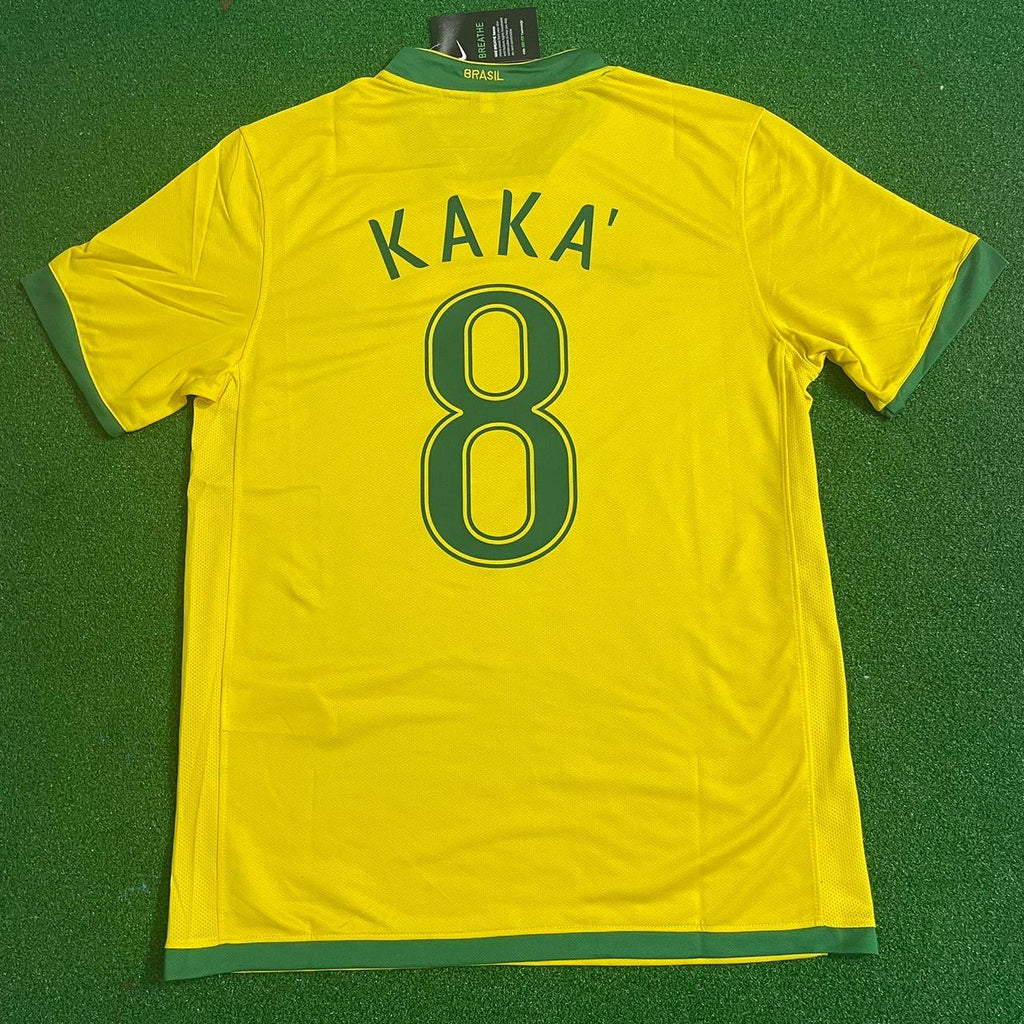 Kaka Leite Brazil 2006 World Cup Jersey – Back View