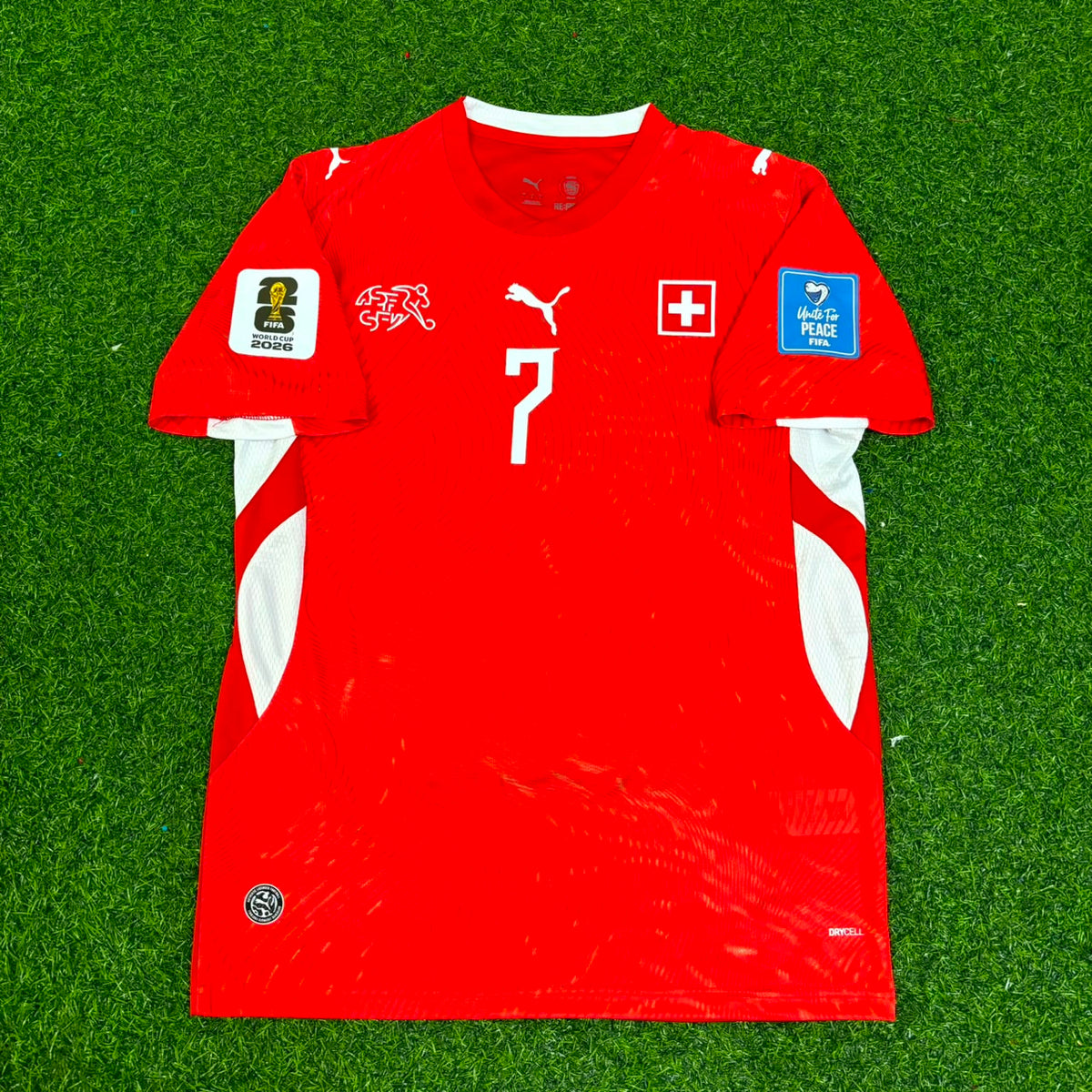 Switzerland 2026 World Cup Kit Jersey – Breel Embolo 7- – Front View