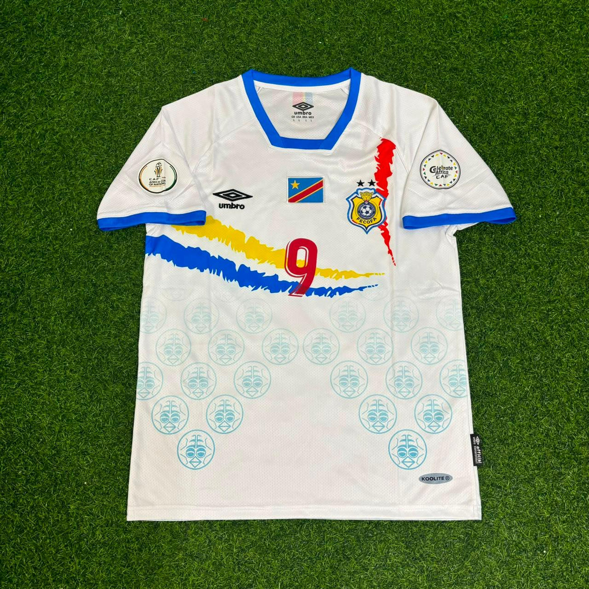 Brian Cipenga Democratic Republic of the Congo World Cup 2026 Away Football Jersey Shirt – Front View