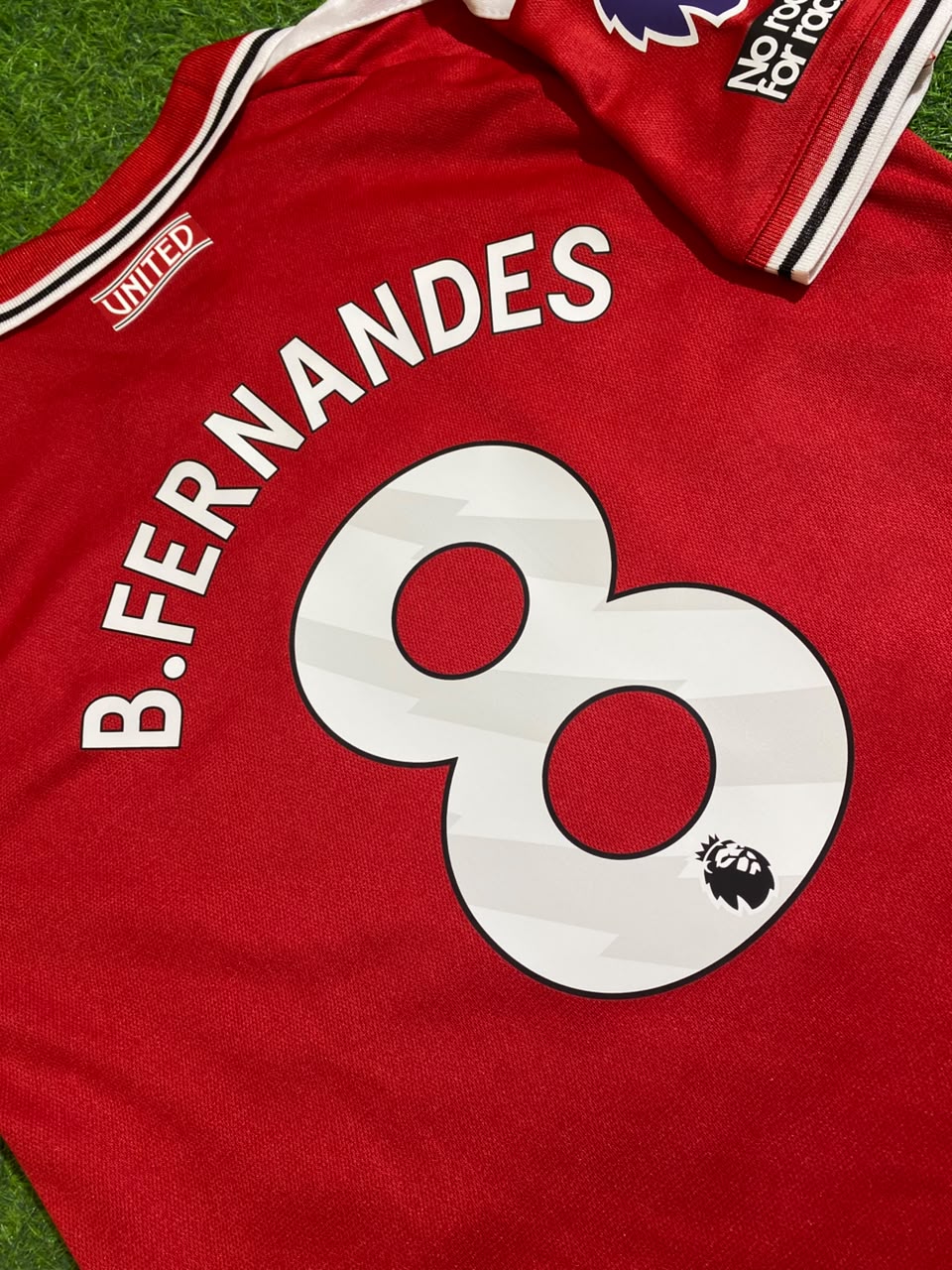 Bruno Fernandes Manchester United 2027 New Season Home Kids Football Jersey – Front View