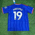 Bryan Mbeumo #19 Manchester United Blue New Season 2027 Jersey – Back View
