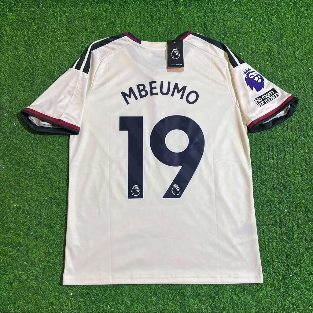 Bryan Mbuemo #19 Manchester United New Season 2027 Jersey – Back View