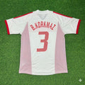 2002 Turkey Türkiye World Cup Bülent Korkmaz White Retro Football Jersey – Back View