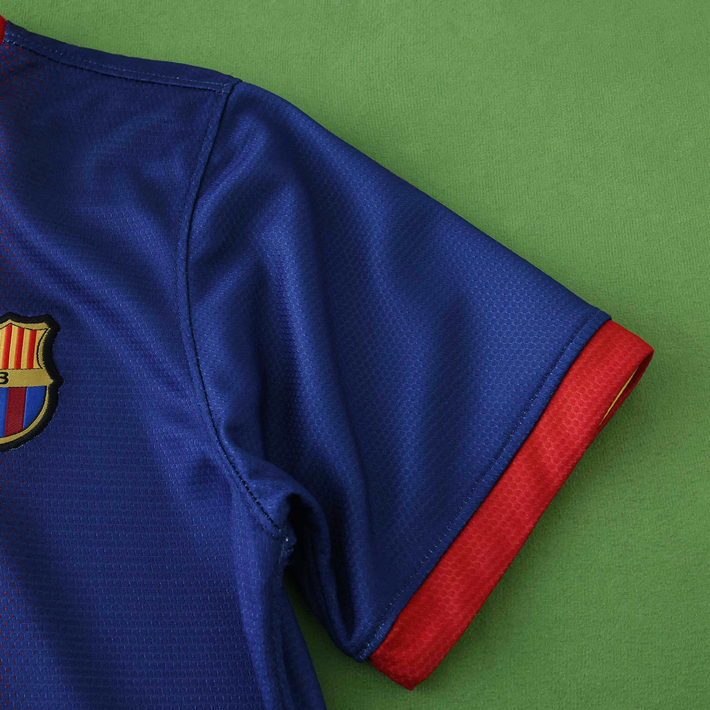 Barcelona 2012-2013 Season Kids Home Retro Football Jersey Trikot Maillot V7