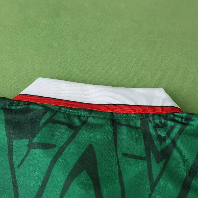 1998 Mexico Home Green Retro Football Jersey – 4