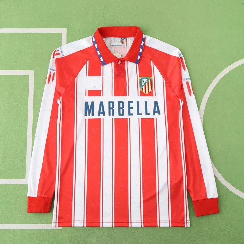Atlético De Madrid 94/95 Season Home Retro Jersey – Back View