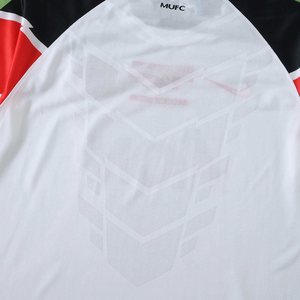 Manchester United F.C. 2010-2011 Season Away White Retro  Football Jersey Trikot Maillot V3