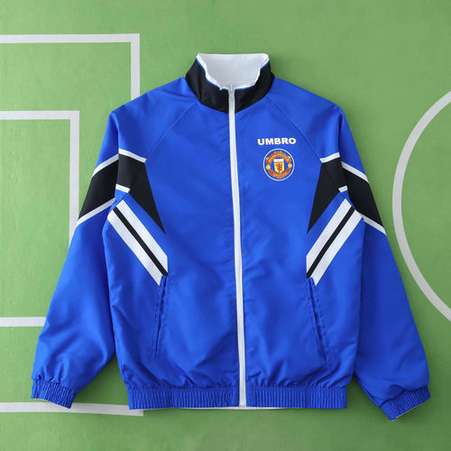 1996 Manchester United Retro Both Sides Windbreaker – Front View