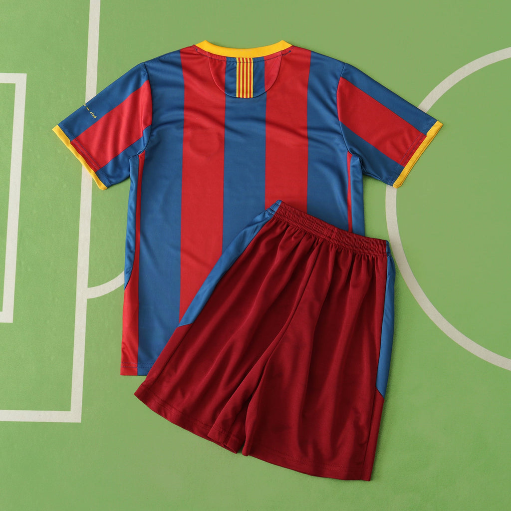 2010/11 Barcelona Home Kids Kit Kindertrui (Ages 3-13) – Front View