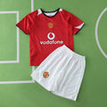 2005/06 Manchester United Home Retro Kids Football Jersey – Back View