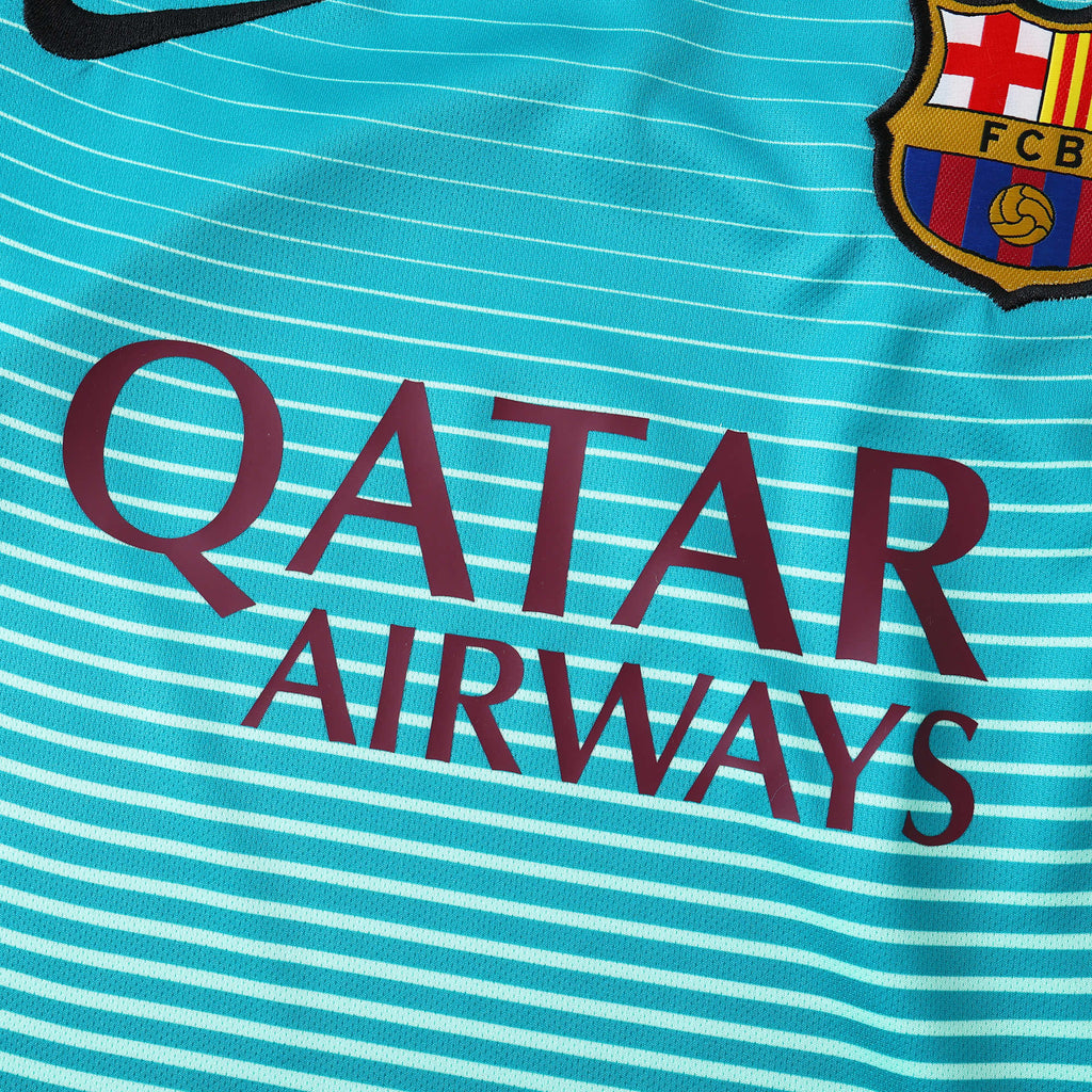 Gerard Pique – Barcelona 2016/17 Away Retro Jersey – 5