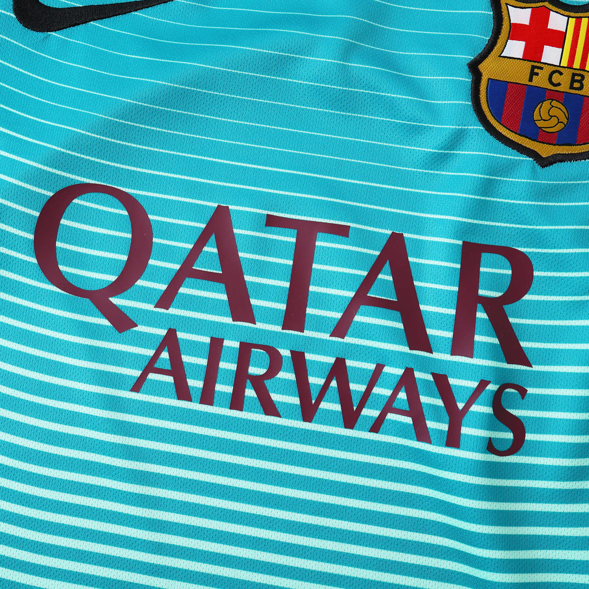 Gerard Pique – Barcelona 2016/17 Away Retro Jersey – 5
