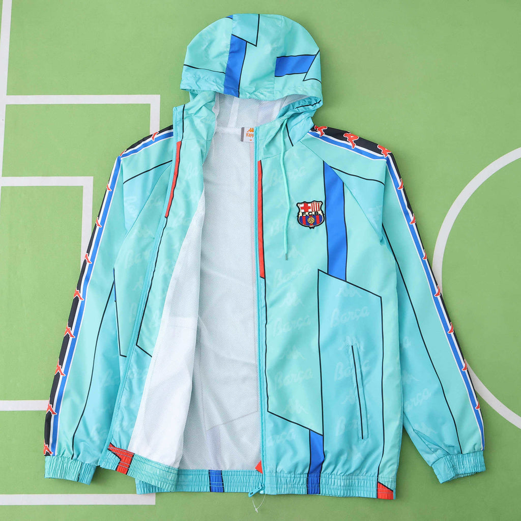 1996/97 Barcelona Retro Both Sides Windbreaker – Back View