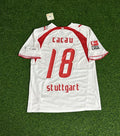 2006/07 Cacau VfB Stuttgart Heimtrikot Retro Football Jersey – Back View