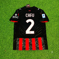 Cafu AC Milan Football Retro Legend Football Jersey – Back View