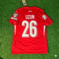 Can Uzun Turkey Turkiye Football Jersey – Back View