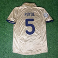 Carles Puyol – FC Barcelona 2001-2002 Retro Jersey – | | | – Back View