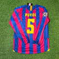 Barcelona 2006 Final Retro Football Jersey – Carles Puyol – Back View