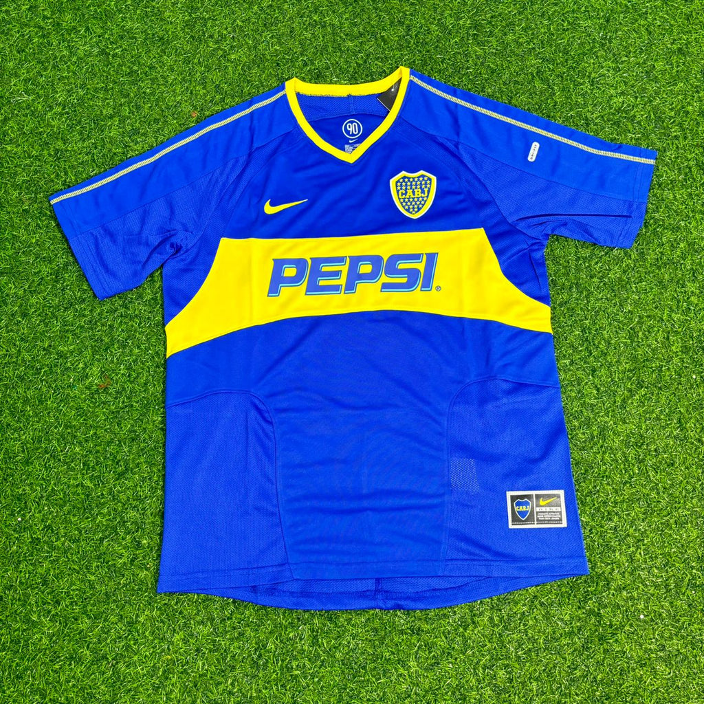 Oscar Ruggeri Boca Juniors Retro Football Jersey – Front View