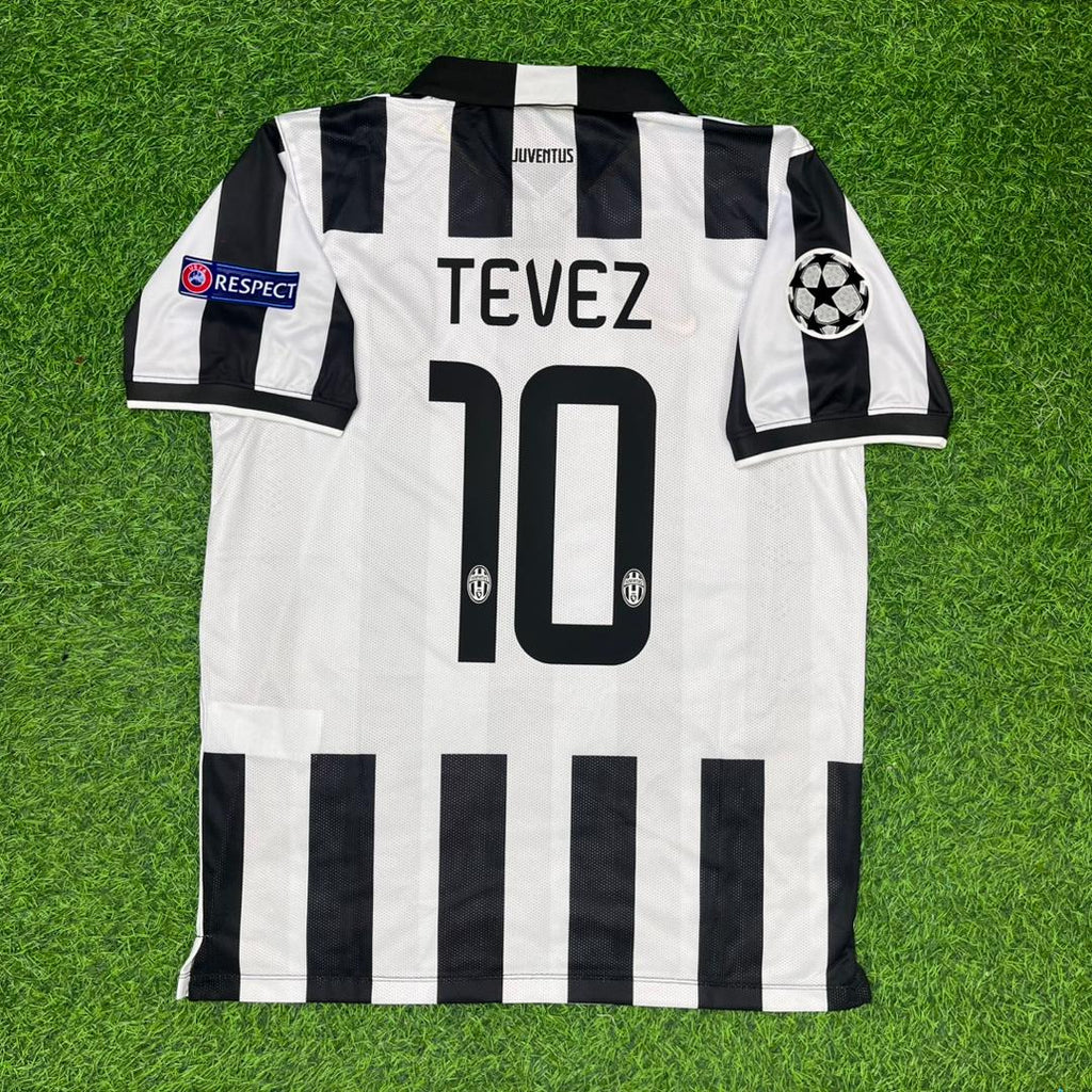 2014 Carlos Tevez 10-Juventus 2015 Retro Football Jersey – Back View