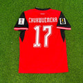 Carney Chukwuemeka Austria 2026 World Cup Home Red Football Jersey – Back View