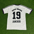 Bayern Munich 1997/98 Away White Retro Football Jersey – Carsten Jancker – Back View