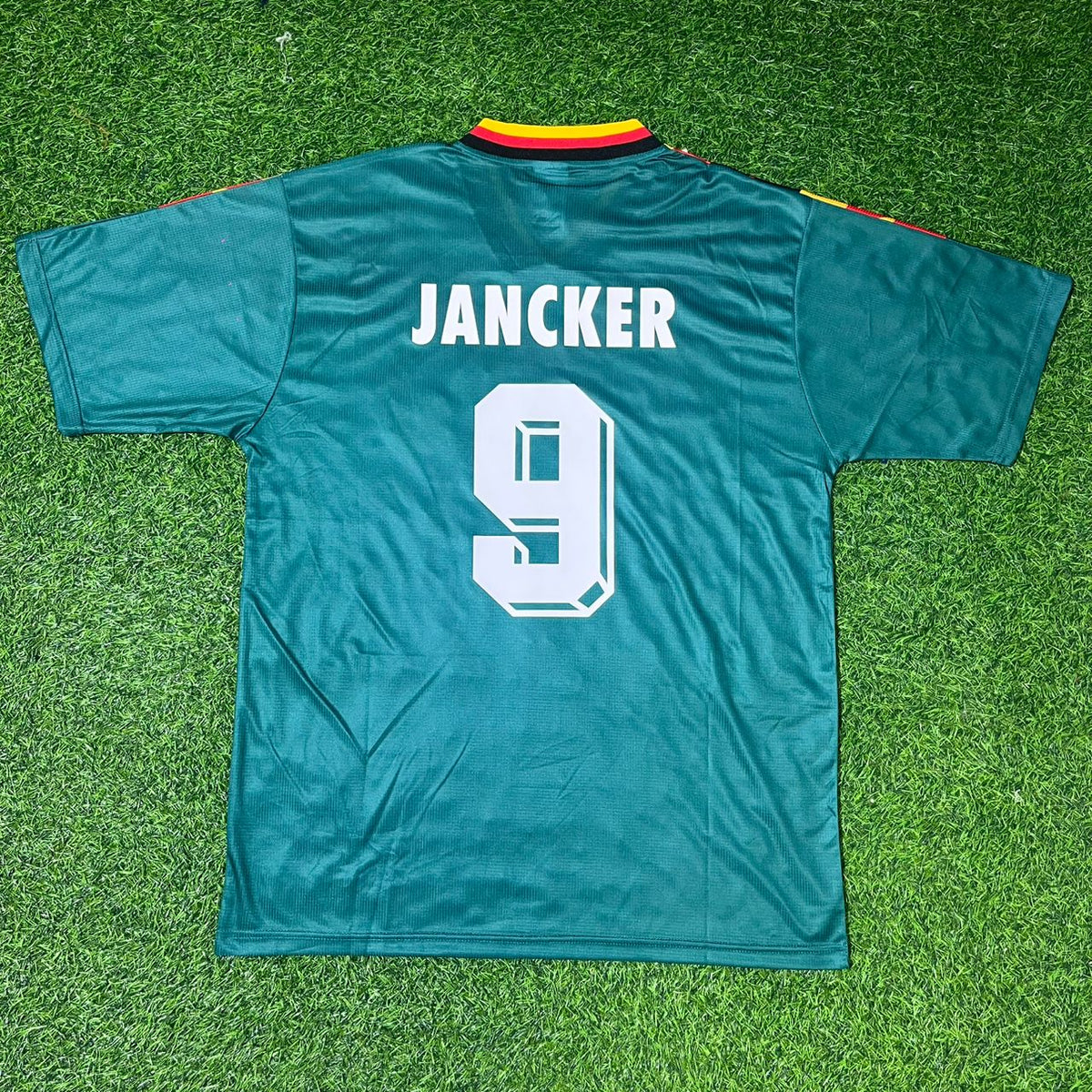 Carsten Jancker Germany Deutschland 1994 World Cup Jersey – Back View