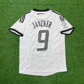 Germany Kit – Carsten Jancker Deutschland 2002 Weltmeisterschaft Weißes Retro – Back View