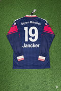 1997/98 Carsten Jancker FC Bayern München Saison Langarm Heim Retro – Back View