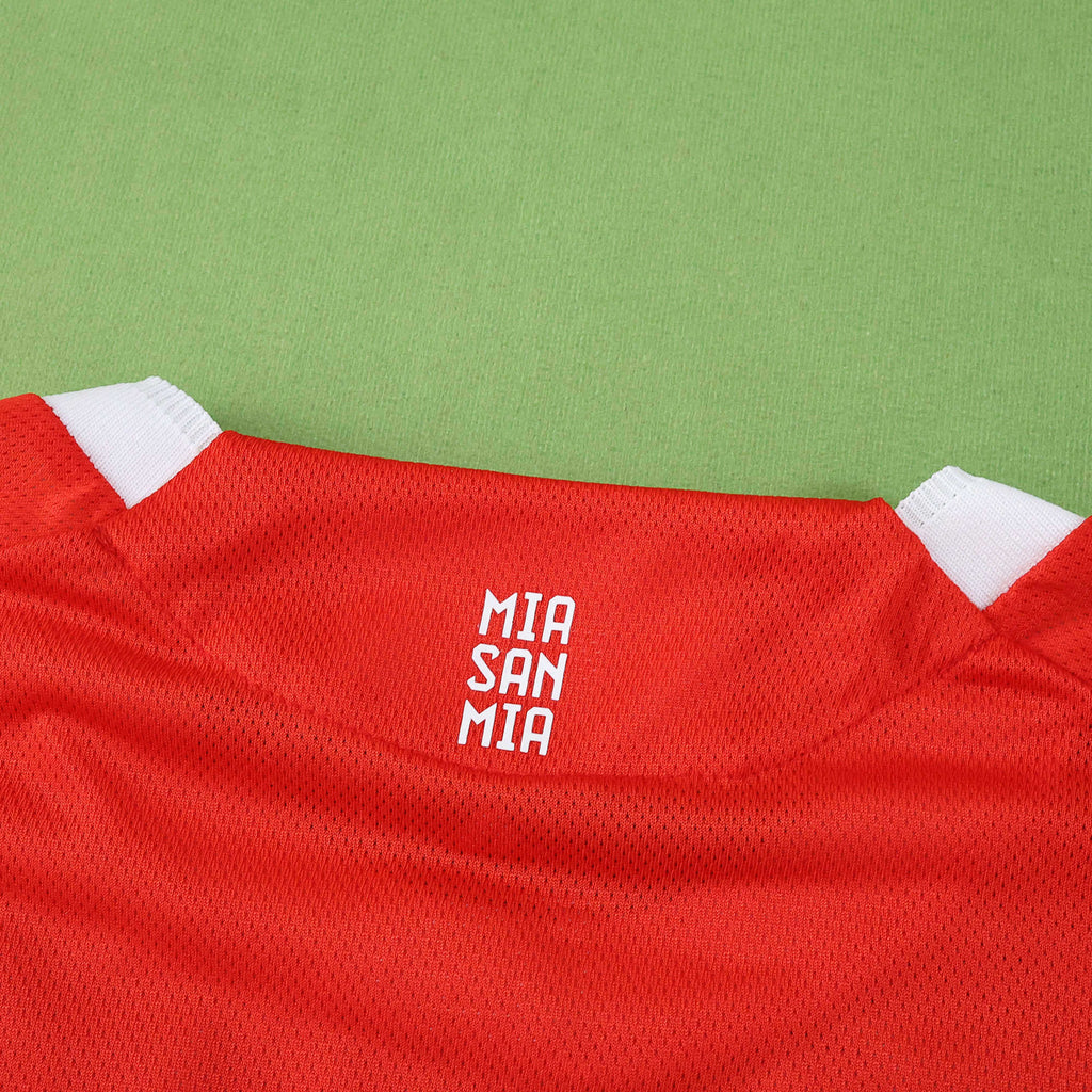 F.C Bayern München 2025-2026 Season Home Long Sleeve Football Jersey Trikot Maillot V4