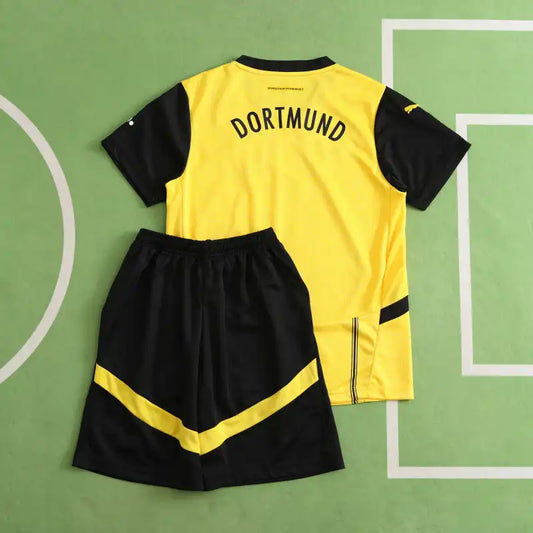 Dortmund away Kids kit Children Kids Football Jersey Kit Trikot Camiseta Maglia Enfant Kind Kindermannschaft