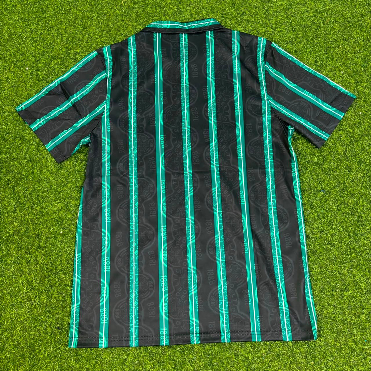 Celtic F.C 92/93 Season Black Away Retro Jersey – Back View
