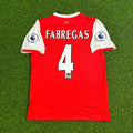 Arsenal 2006/2008 Season Retro Jersey – Cesc Fàbregas #4 – Back View