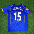 2004/05 Cesc Fabregas Arsenal Blue Retro Football Jersey – Back View