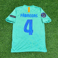 2011 Cesc Fabregas Barcelona Away Retro Football Jersey Collection – Back View