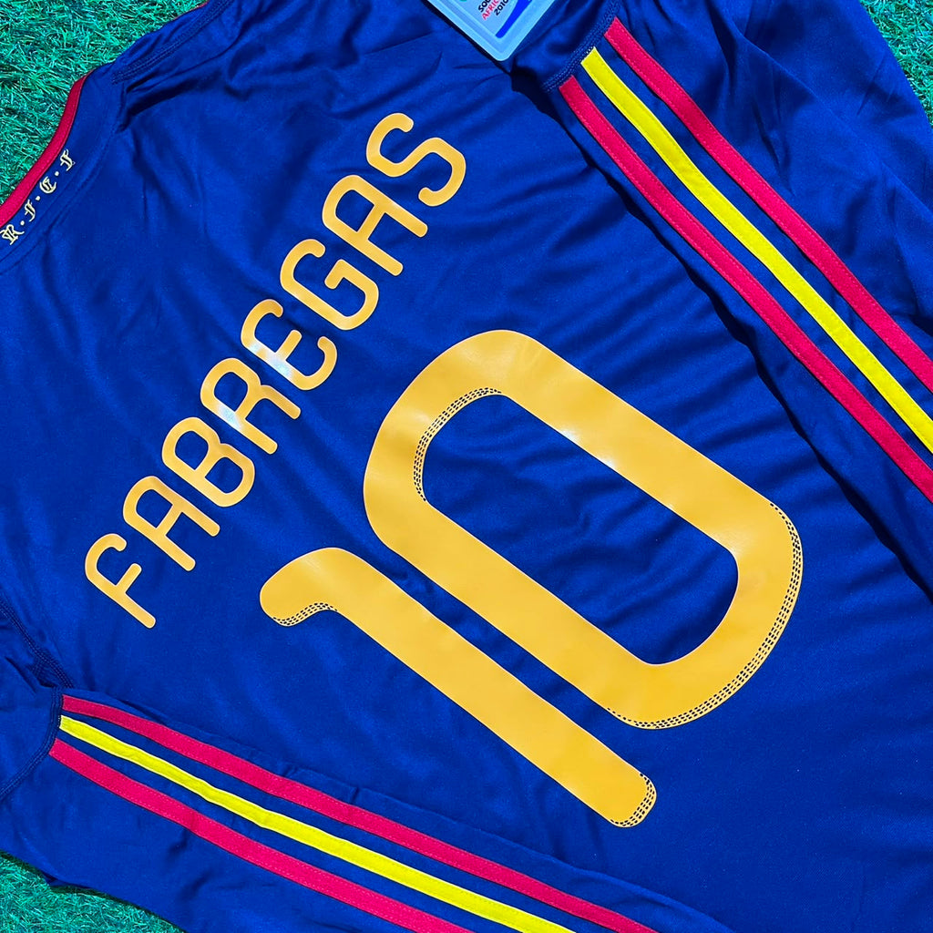 Cesc Fabregas - Spain 2010 World Cup Final Retro Jersey – Detailed View