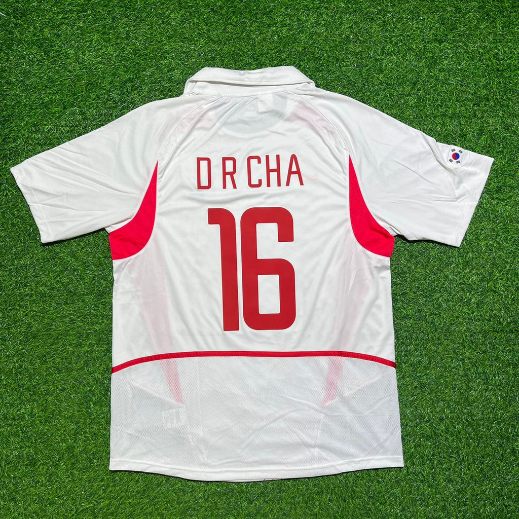 2002 South Korea World Cup Cha Du-ri Football Jersey – Back View